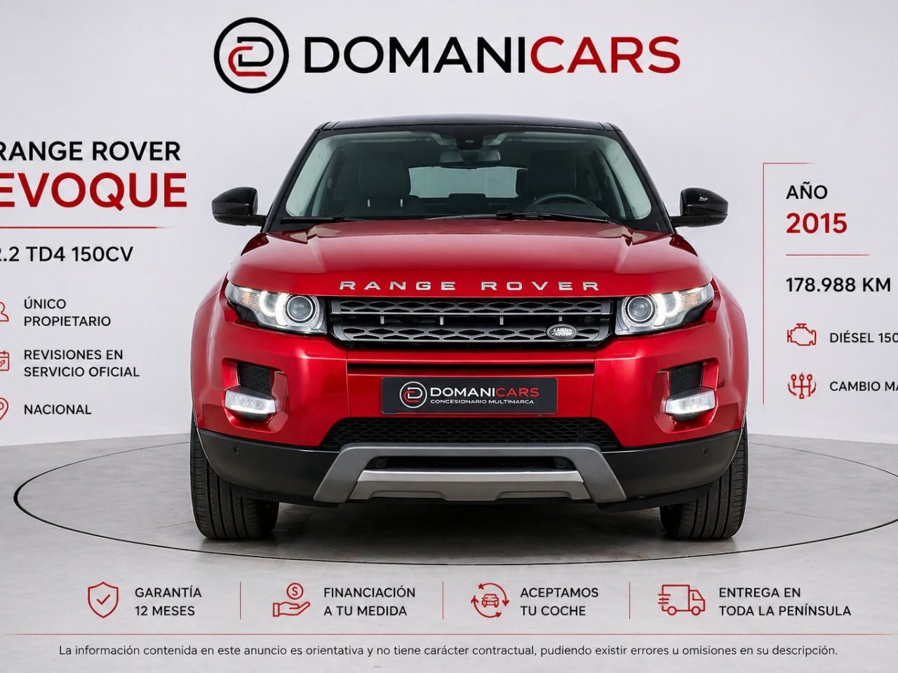 LAND-ROVER RANGE ROVER EVOQUE 2.2L eD4 150CV 4x2 Prestige